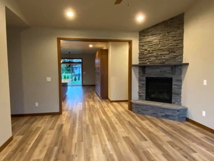 Entry hall flooring