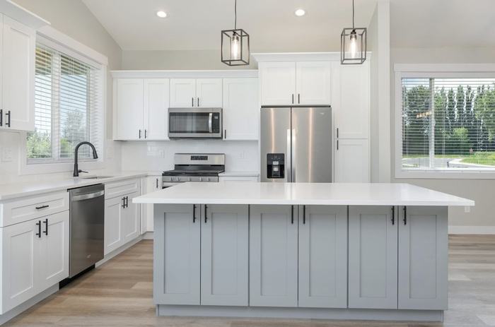 Kitchen cabinets and counters
