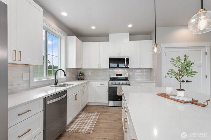 Kitchen cabinets and counters