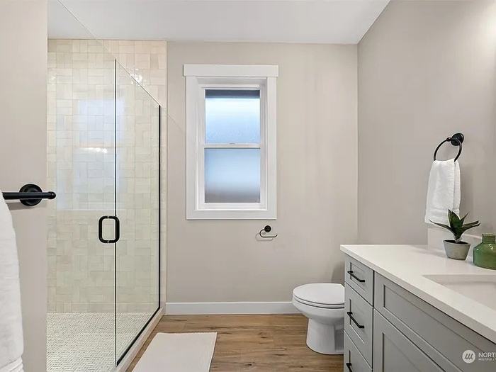 Tile shower and floor